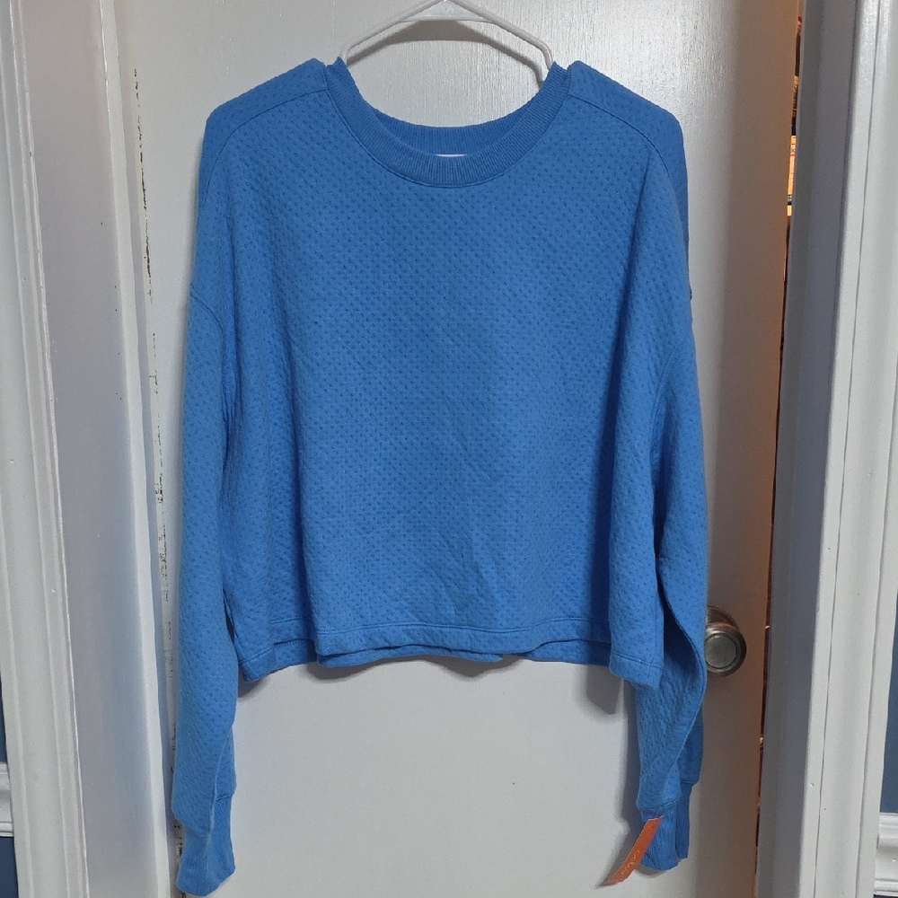 Colsie Sky Blue Knit Top